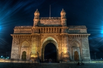Gateway of India at night by Vijay Sharma 