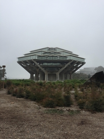 Geisel Library aka Inception snow fortress at UCSD 