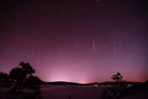Geminid meteor shower over Lake Tahoe 
