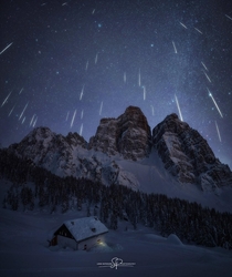 Geminis Meteors   Image Credit Stefano Pellegrini