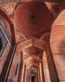 Geometric Brickwork Patterns in Shah Jahan Mughal Era Mosque Thatta Pakistan OC  IGiamkhandanish
