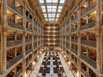 George Peabody Library established  primary research Library of The Johns Hopkins University   