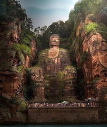 Giant Leshan Buddha in China