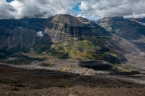 Glacier National Park Montana - Scars from the  Wildfire at Dawson Pass 