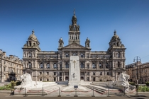 Glasgow City Chambers in Glasgow Scotland 