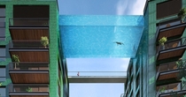 Glass-bottomed sky pool Embassy Gardens Ballymore London  xpost - rpics
