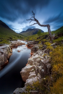 Glen Etive in the West Highlands of Scotland  by Fernando Vicente