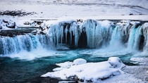 Goafoss the waterfall of the gods Iceland 