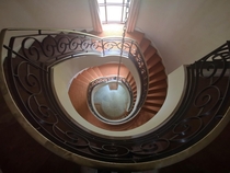 Gorgeous Staircase in the Abandoned Home of Director Bryan Forbes who Passed Away in  