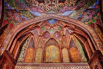 Gorgeous tile work at Wazir Khan mosque in Lahore Pakistan 