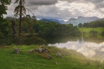 Got bloody soaked to get this Loughrigg Tarn Lake District UK 
