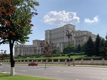 Got to see the Palace of the Parliament in Bucharest Romania heaviest building in the world