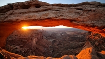Got up at am and tolerated mosquitoes for a dream sunrise shot at Mesa Arch in Canyonlands Natl Park UT 