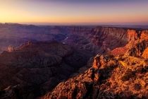 Grand Canyon at sunset 