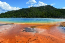 Grand Prismatic Spring Yellowstone National Park Wyoming 