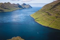 Grandiose landscape of Faroe Islands 