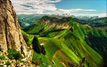 Green Velvet The mountain valleys of Switzerland  by Katarina Stefanovic
