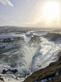 Gullfoss Falls Iceland 