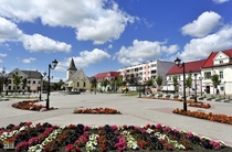 Gvardeysk main square Russia 