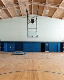 Gym in a abandoned high school where I was the last class to graduate before its abandonment 