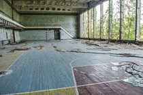 Gym in the Chernobyl Exclusion Zone Ukraine 