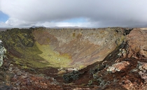 Had the trail to ourselves on our hike to the Fortress of Fire Elborg Crater Iceland 