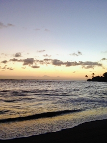 Happiness is a Hawaiian sunrise- simply a mind blowing view of Aukai Beach on Oahu 