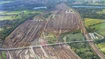 Have a look at these IRL tracks from Maschen Germany Here I thought that my imagination could create railways that were unrealistic