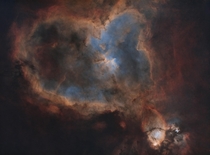 Heart Nebula starless - Captured from Charlottesville Virginia OC