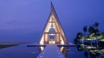Heavenly chapel of Conrad Bali Resort 