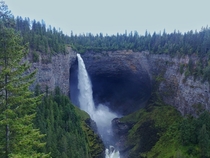 Helmcken falls in wells gray provincial park 