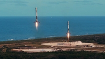 Help - looking for hi res of a similar photo of the double booster landing