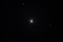 Hercules Cluster as seen through Celestron  telescope