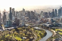Here is a more generic view of the city of Melbourne