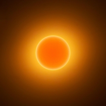 Heres a picture of the sun that I took with a Dslr and telephoto lens