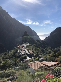 Hidden village of Masca in the Canary Islands 