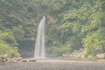 Hidden waterfall Fiji 