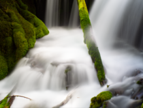 Hidden waterfall near Mt Adams Washington 