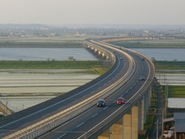 Higashi-Kant Expressway over the Tone River 