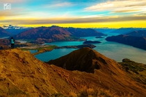 Hiking at am in pitch black to the top of Roys Peak was totally worth the sunrise view Wanaka New Zealand 