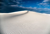Hiking on the dunes of White Sands New Mexico felt like being on an alien planet 