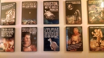 Historical Astronaut Quote Art Series 