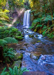 Hopetoun Falls located in the Great Otway National Park - Victoria Australia By Steve Bittinger 