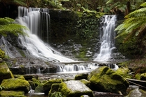 Horseshoe Falls in Mt Field National Park Tasmania Australia  June  
