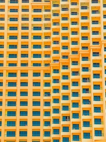 Hotel facade view at Dubai