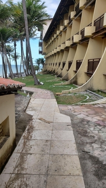 Hotel in beach left gathering dust