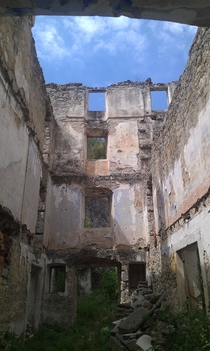 House abandoned in Croatia after the war 