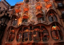 House designed by Antoni Gaudi 