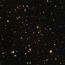 HUBBLE ULTRA DEEP FIELDcontains around a whopping  galaxies