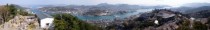 Huge panorama of Onomichi Japan 